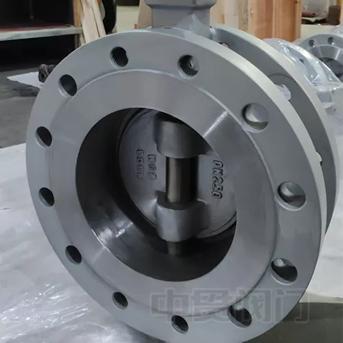 WCB Triple Eccentric Flange Butterfly Valve